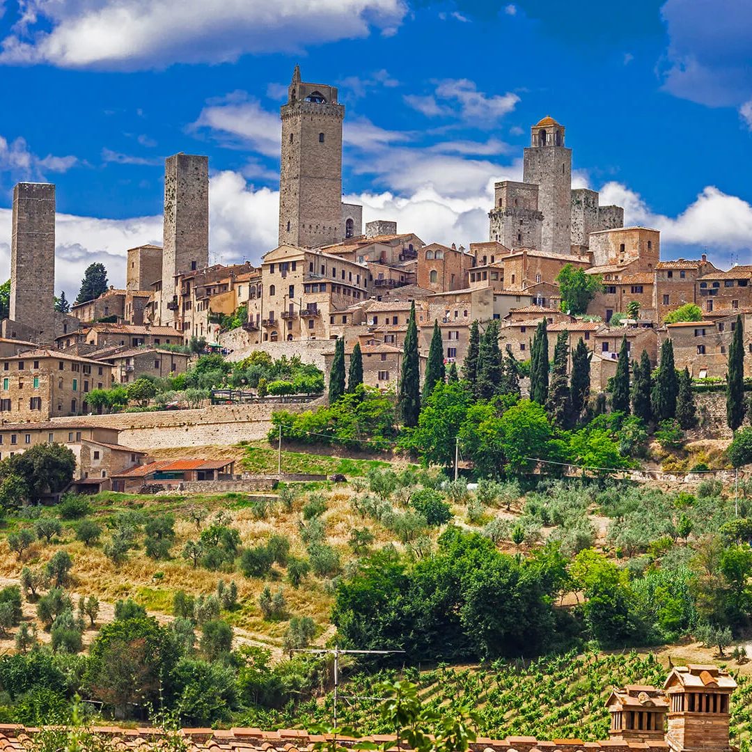 Private transfer from Civitavecchia to San Gimignano
